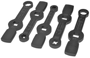 Schlagringschlüsselsatz, E18-E24, 24-26 mm, 5-teilig