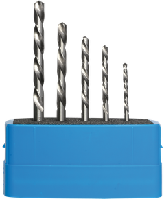 Linksbohrersatz, HSS-G, 3-7 mm, 5-teilig